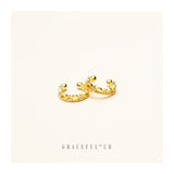 De Luxe Crown Ear Cuffs - Gracefulandco