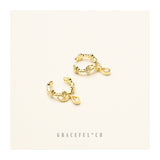 Royal Drop Ear Cuff Earrings - Gracefulandco