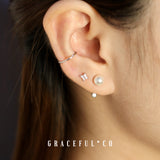 Minimalist Shape Ear Cuffs - Gracefulandco