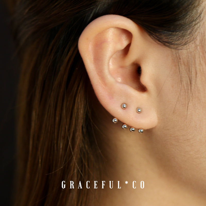 Silver Diamanté Ear Jacket Earrings | New Look