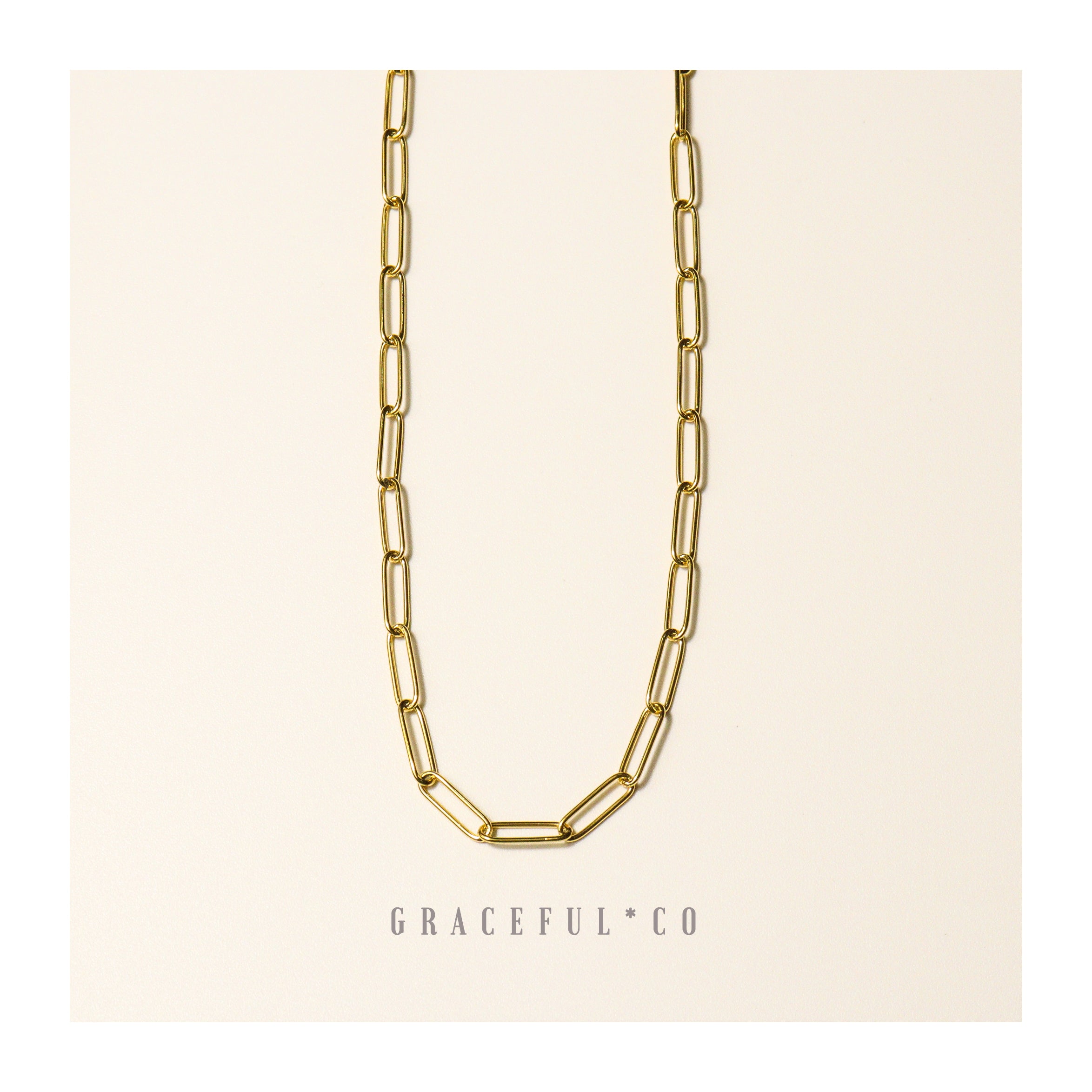 Paperclip Choker Necklace - Gracefulandco