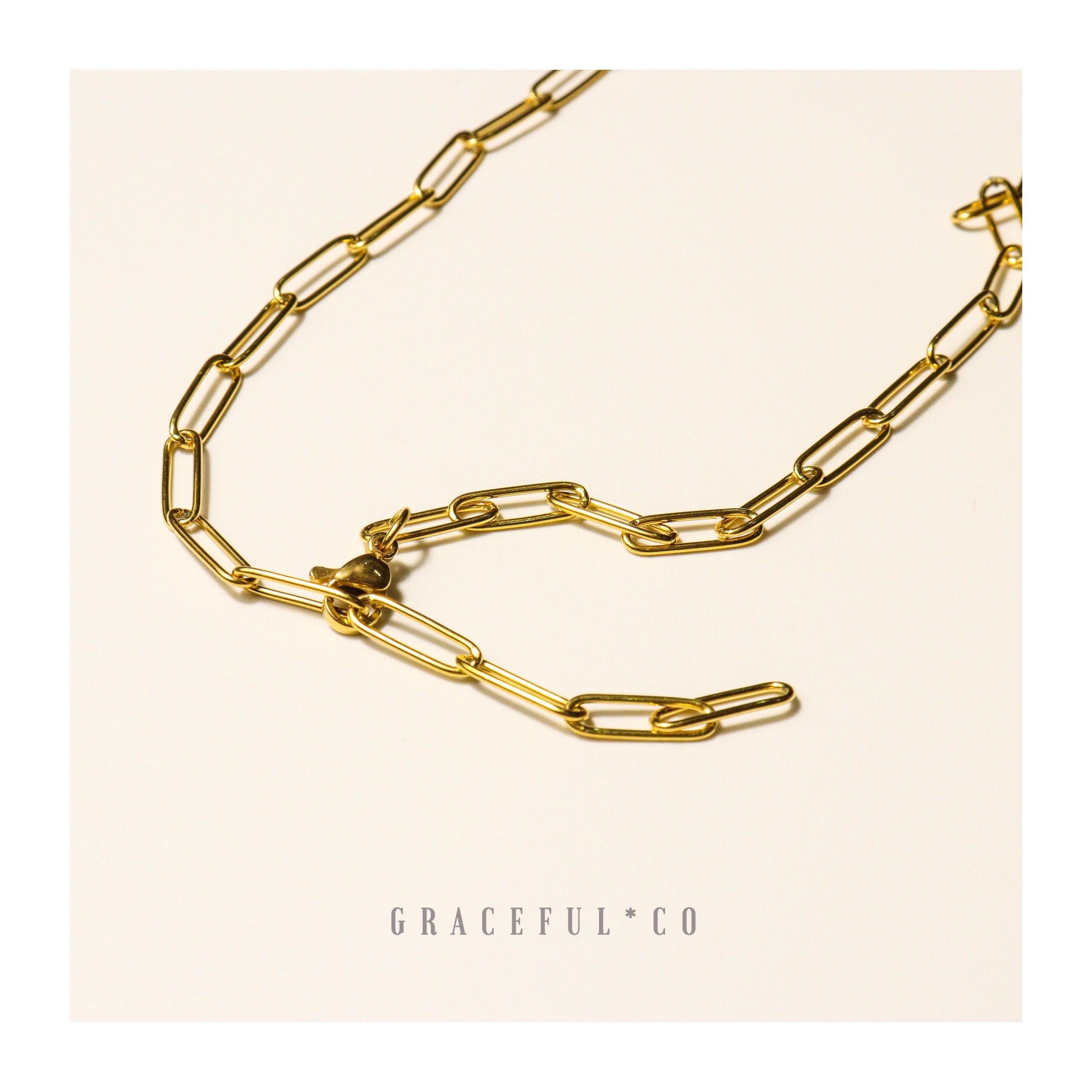 Paperclip Choker Necklace - Gracefulandco