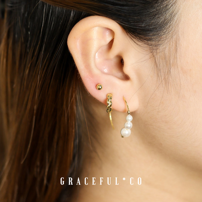 Shining Ball Stud Earrings - Gracefulandco