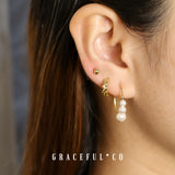 Madame Pearl Dangle Earrings - Gracefulandco