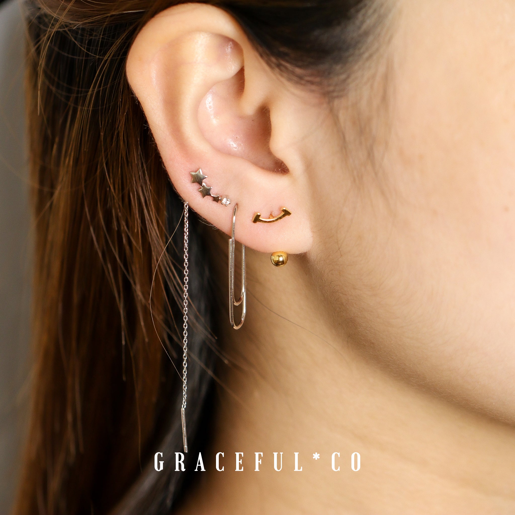 Shooting Star Threader Earrings - Gracefulandco