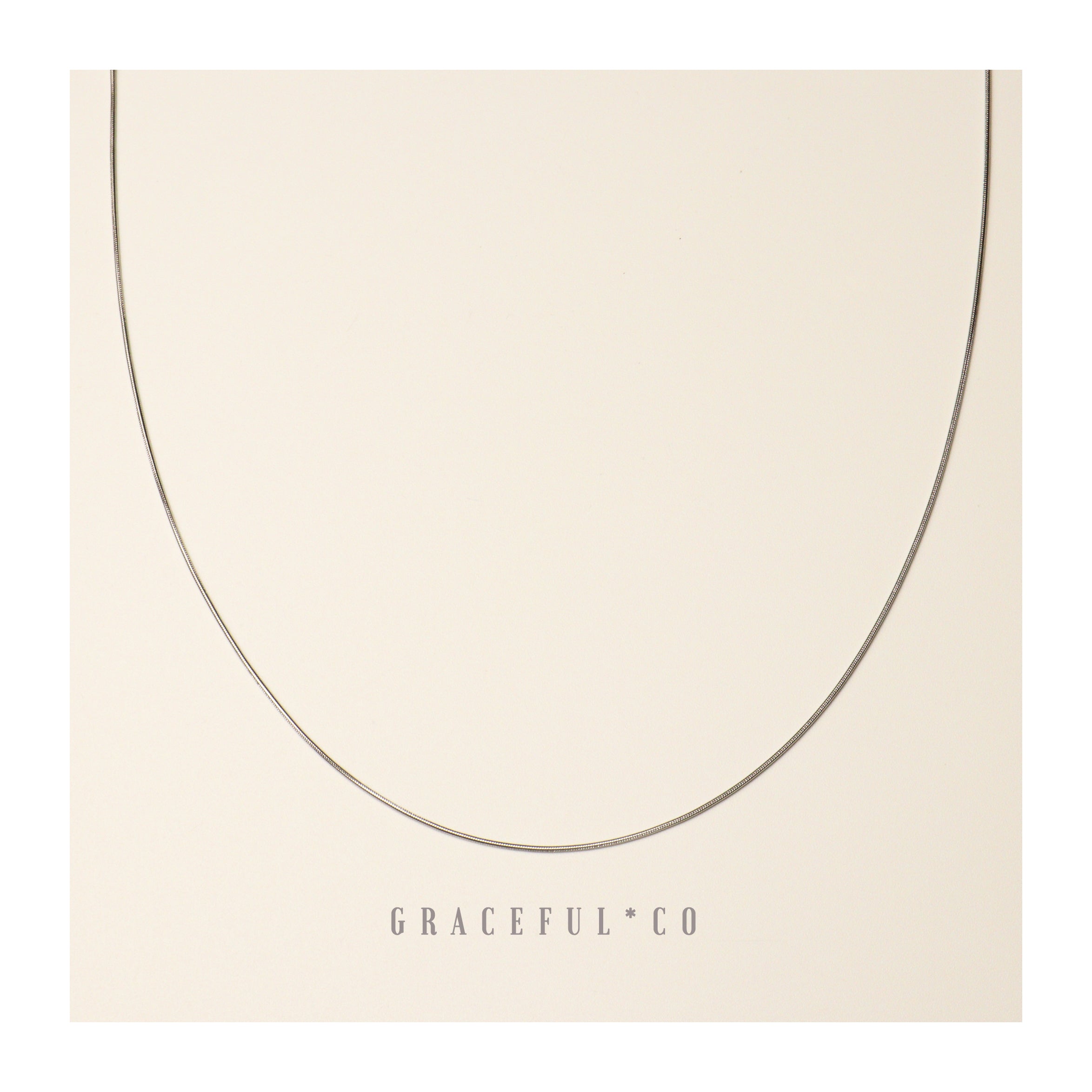 Slinky Chain Choker Necklace - Gracefulandco