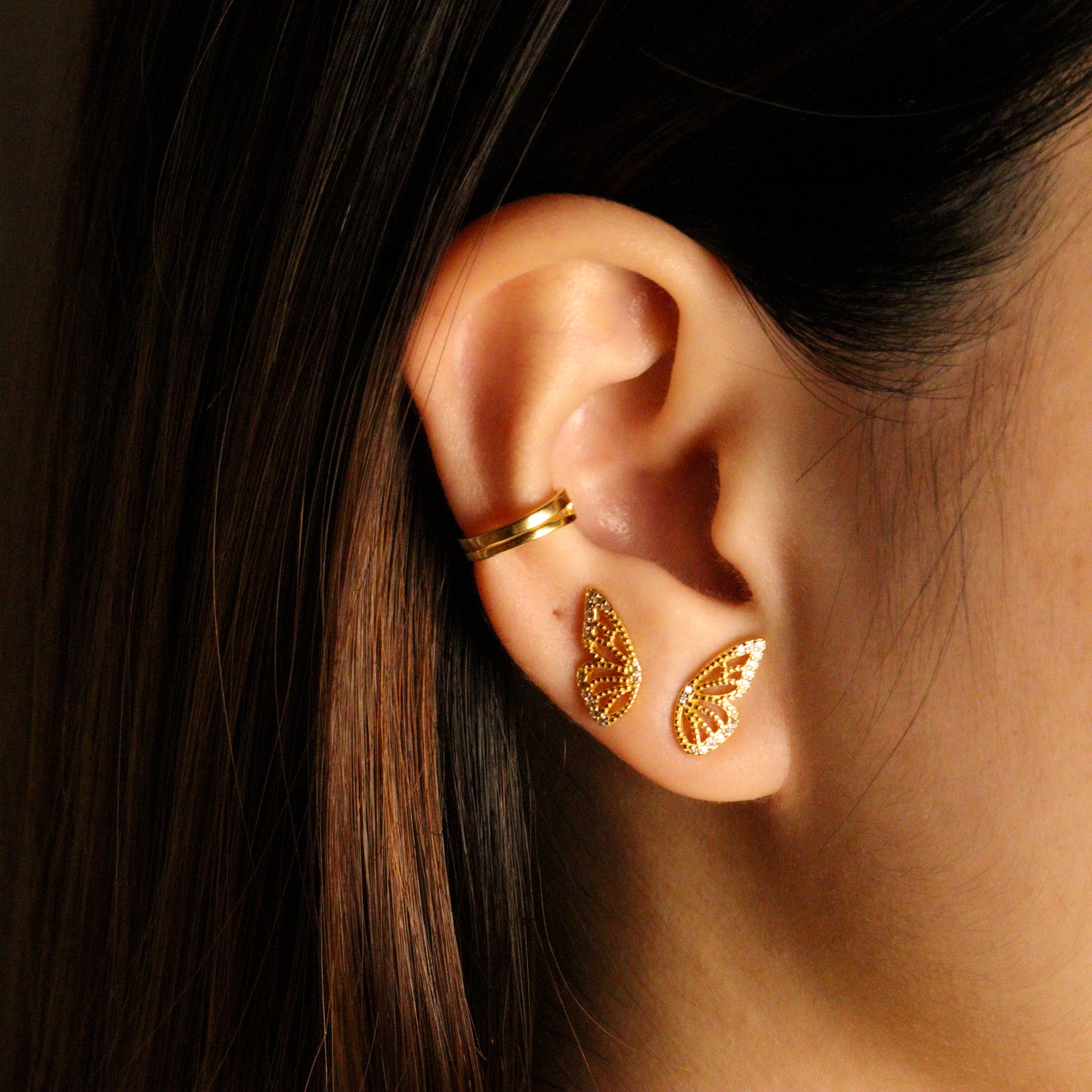 Ivy Double Ear Cuffs - Gracefulandco