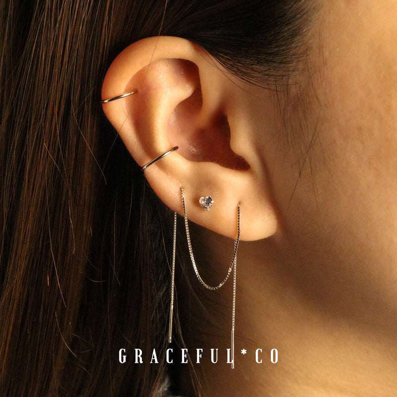 Diamond Love Stud Earrings - Gracefulandco