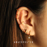 Minimalist Shape Ear Cuffs - Gracefulandco