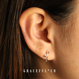 Greece Leaf Ear Climber Earrings - Gracefulandco