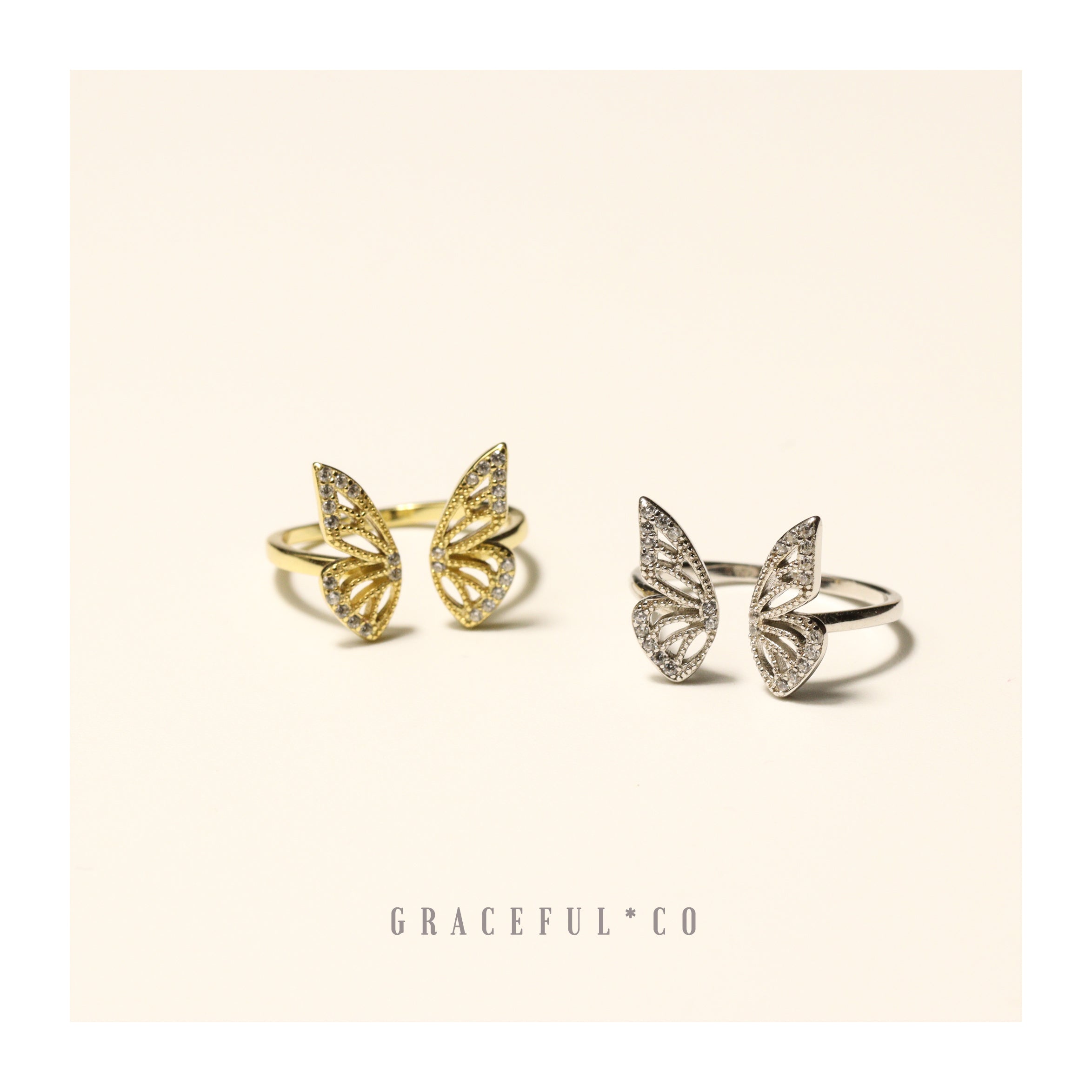 Butterfly Wings Ring - Gracefulandco