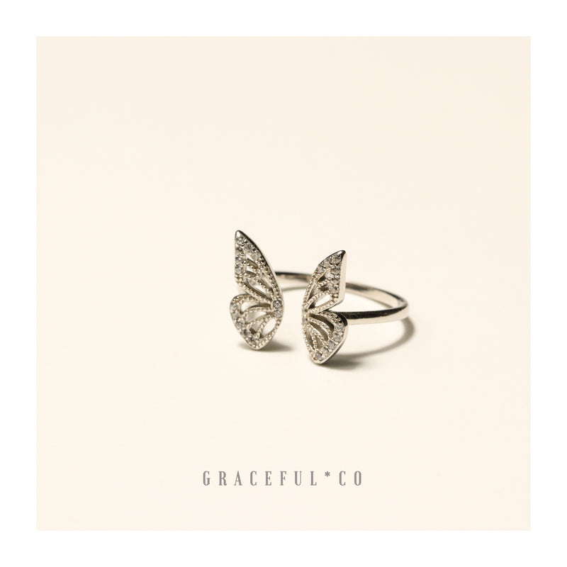 Butterfly Wings Ring - Gracefulandco