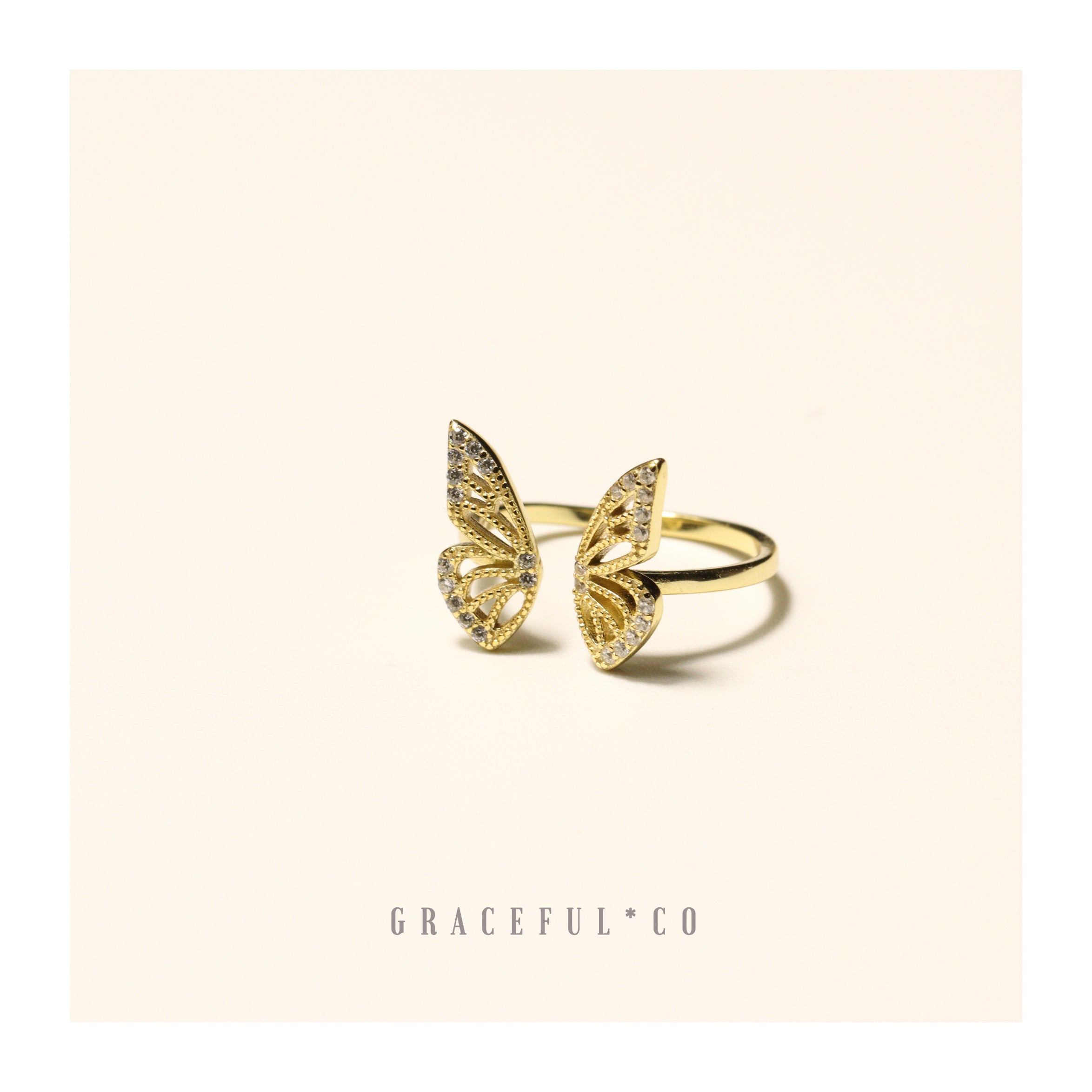 Butterfly Wings Ring - Gracefulandco