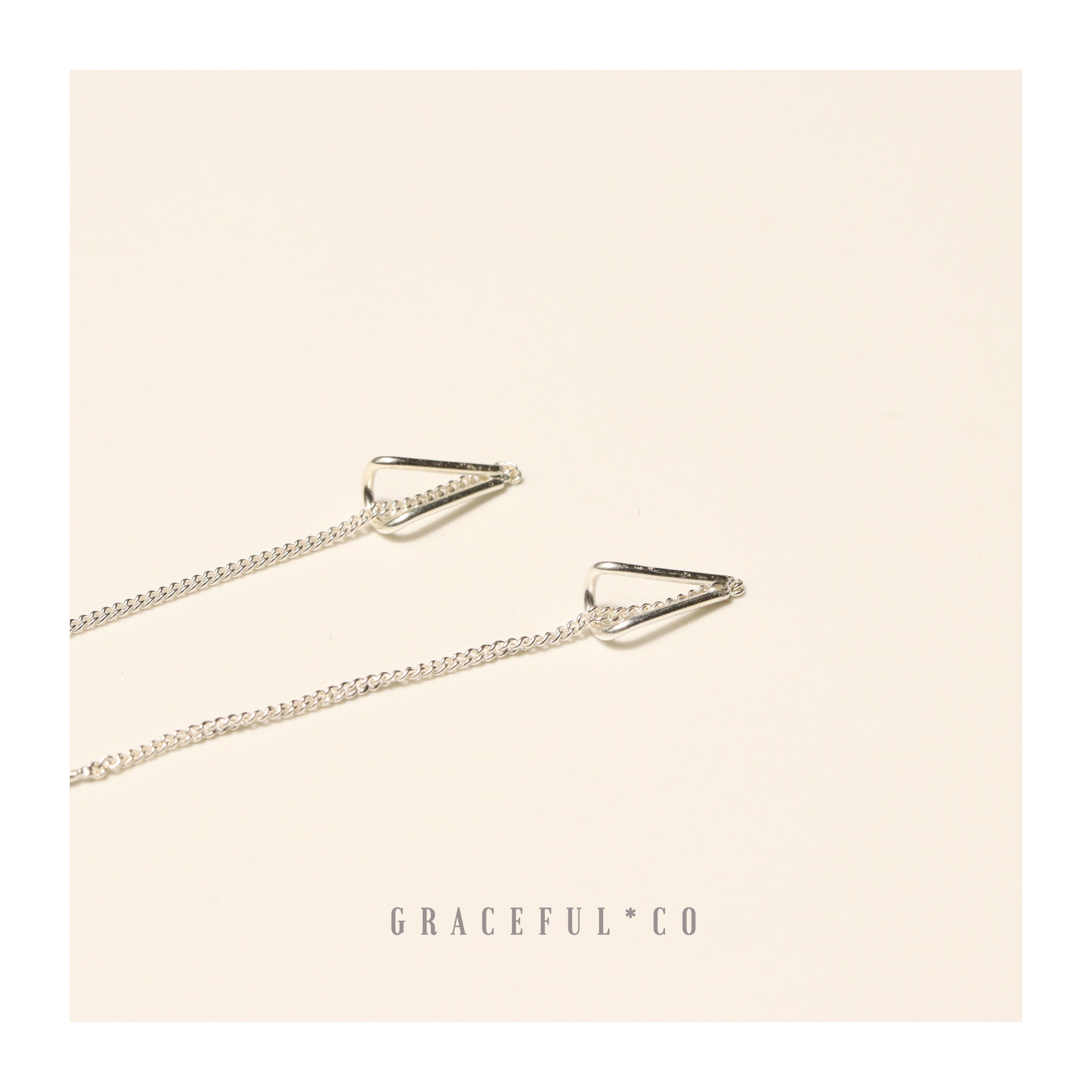 Trio Waterdrop Threader Earrings - Gracefulandco