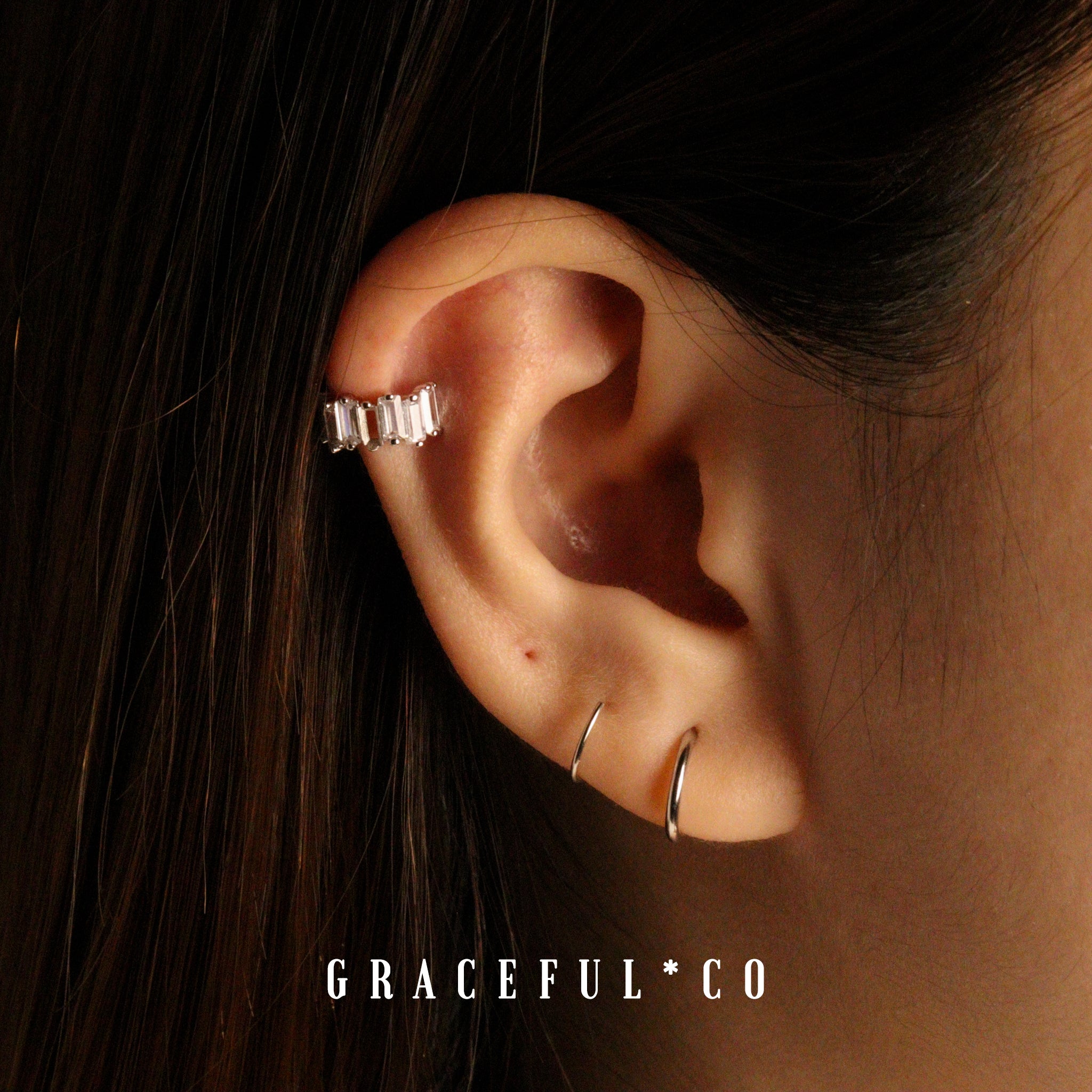 Candy Twist Ear Climber Earrings - Gracefulandco