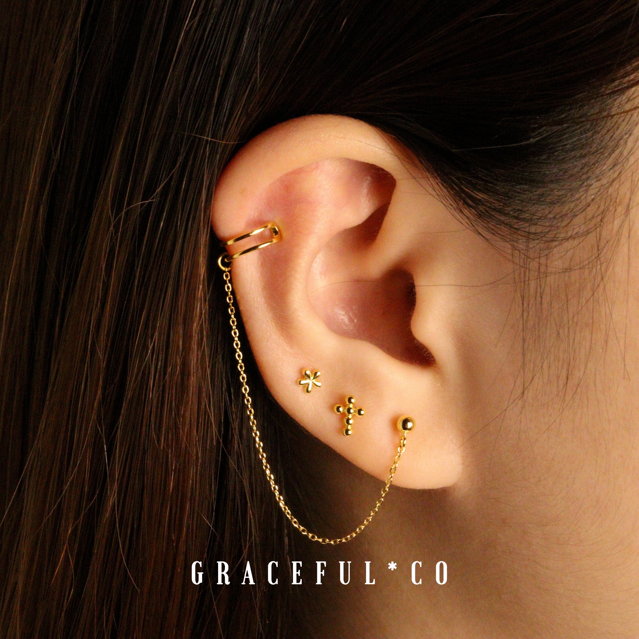 Christy Little Studs Earrings - Gracefulandco