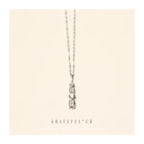 Marquise Diamond Bar Necklace