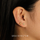 Monarch Opal Stud Earrings