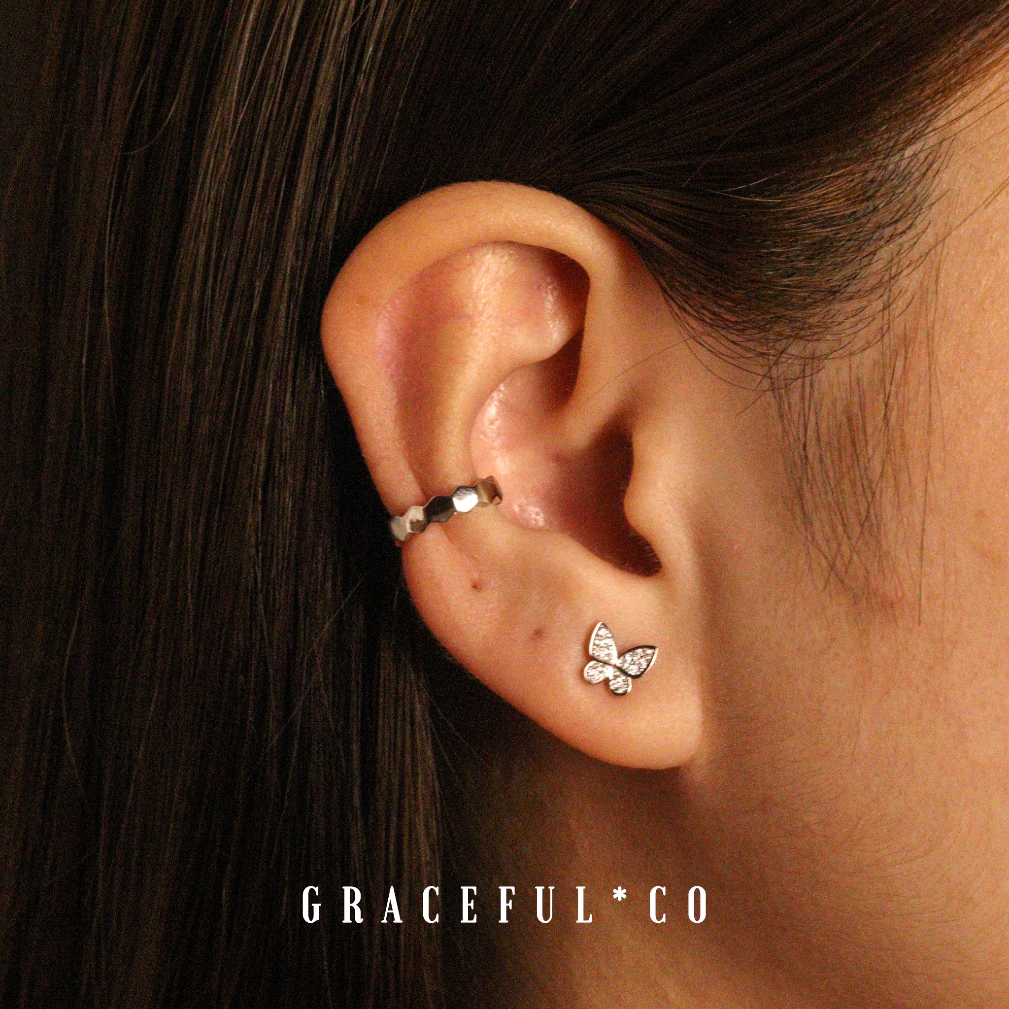 Aurelia Honeycomb Ear Cuffs