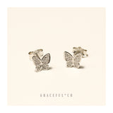 Fairy Butterfly Stud Earrings