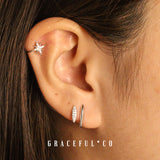 Mini Starburst Ear Cuffs - Gracefulandco