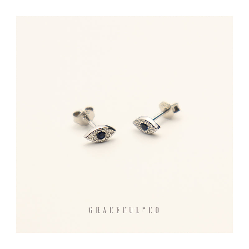 Evil Eye Stud Earrings - Gracefulandco