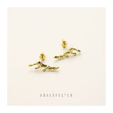 Luxe Antlers Stud Earrings - Gracefulandco