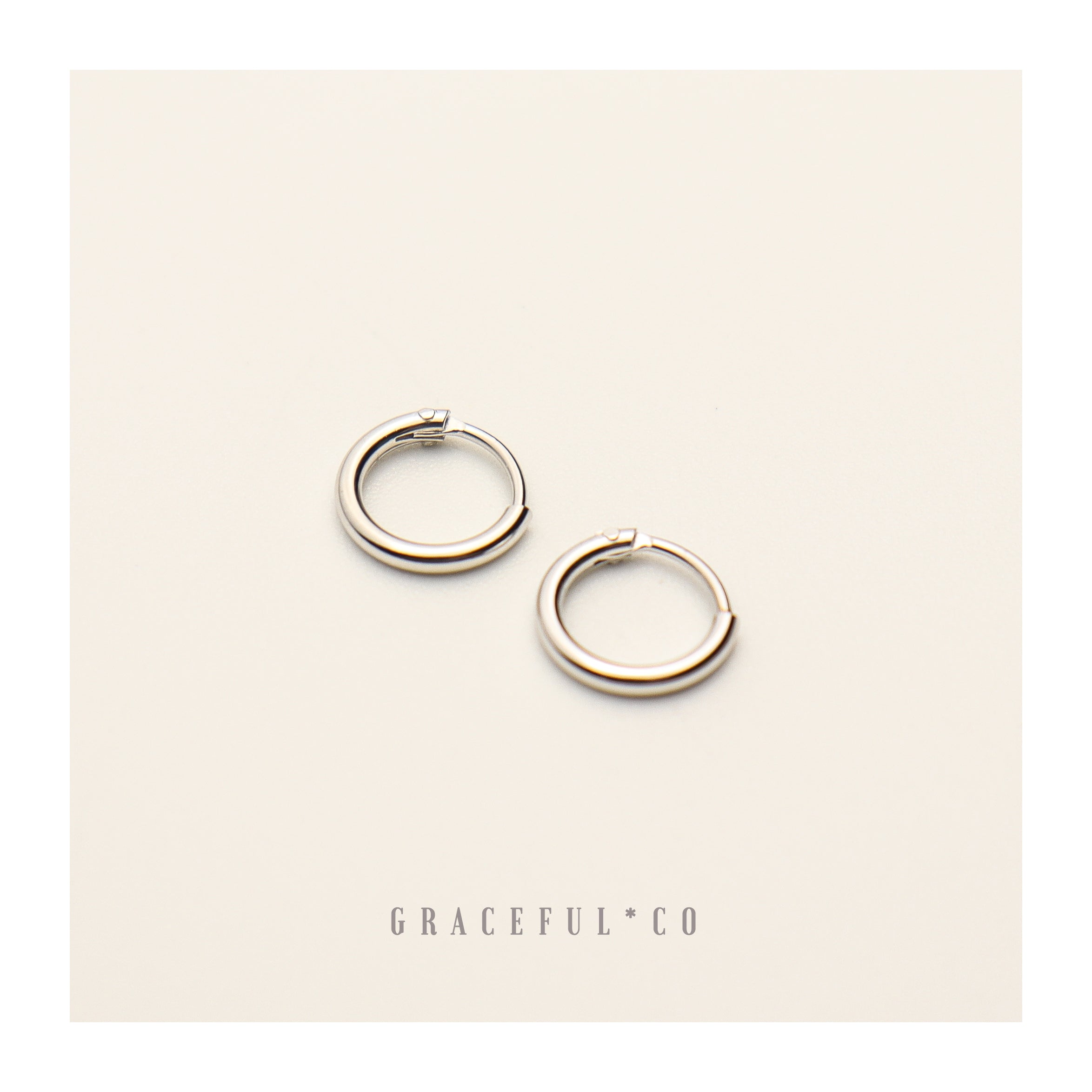 Tiny Endless Huggie Hoop Earrings - Gracefulandco