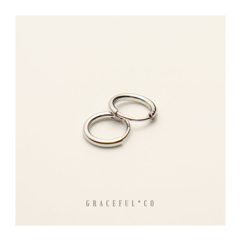 Tiny Endless Huggie Hoop Earrings - Gracefulandco