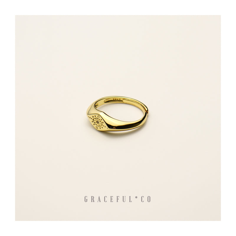 Rome Protective Eye Ring - Gracefulandco