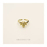 Luxe Honey Bee Ring - Gracefulandco