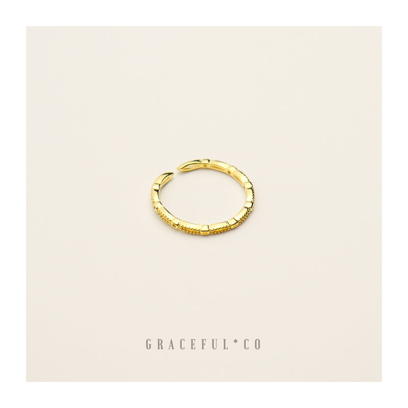 Thin Minimalist Chain Ring - Gracefulandco