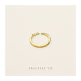 Thin Minimalist Chain Ring - Gracefulandco