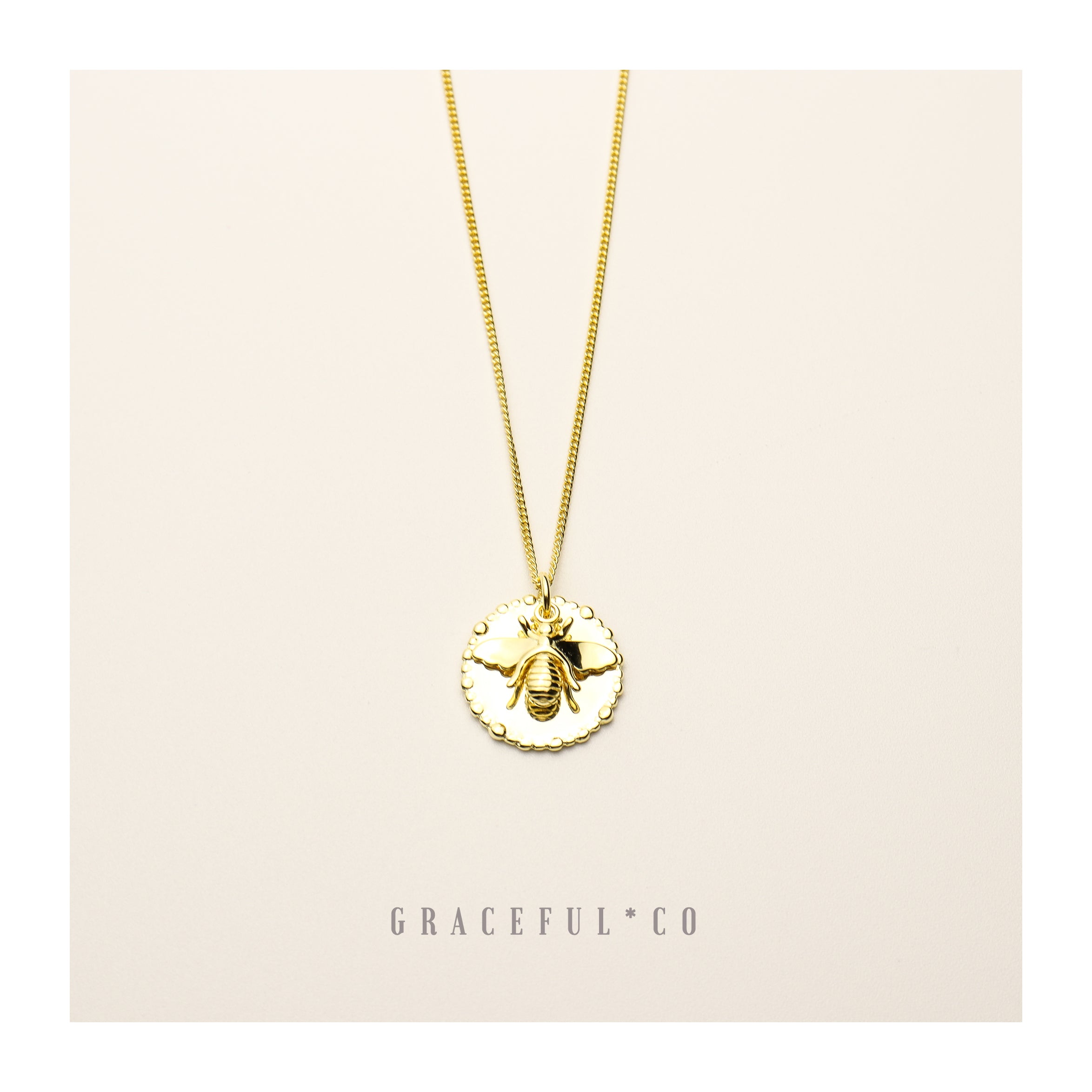 Goddess Honey Bee Necklace - Gracefulandco