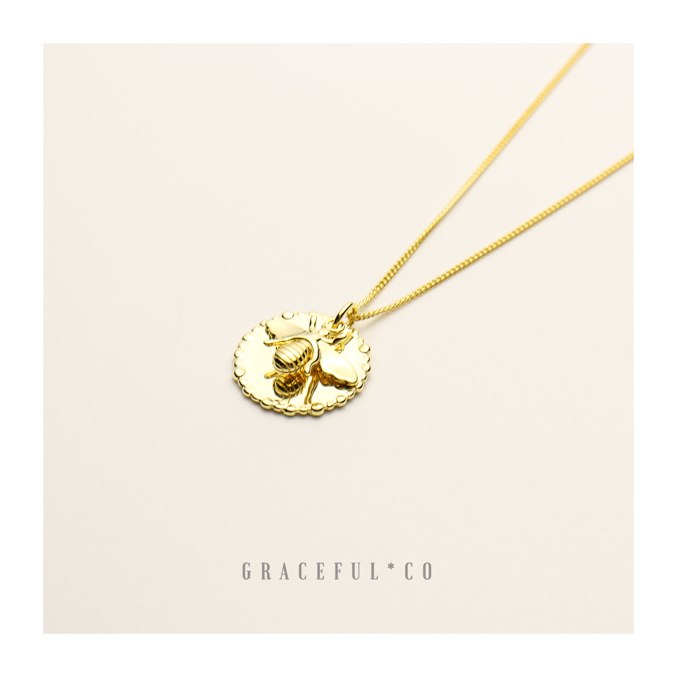 Goddess Honey Bee Necklace - Gracefulandco