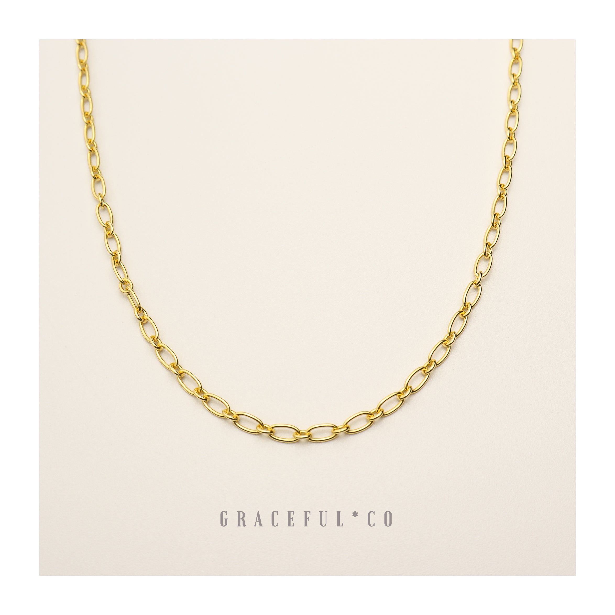 Classic Vintage Chain Necklace - Gracefulandco