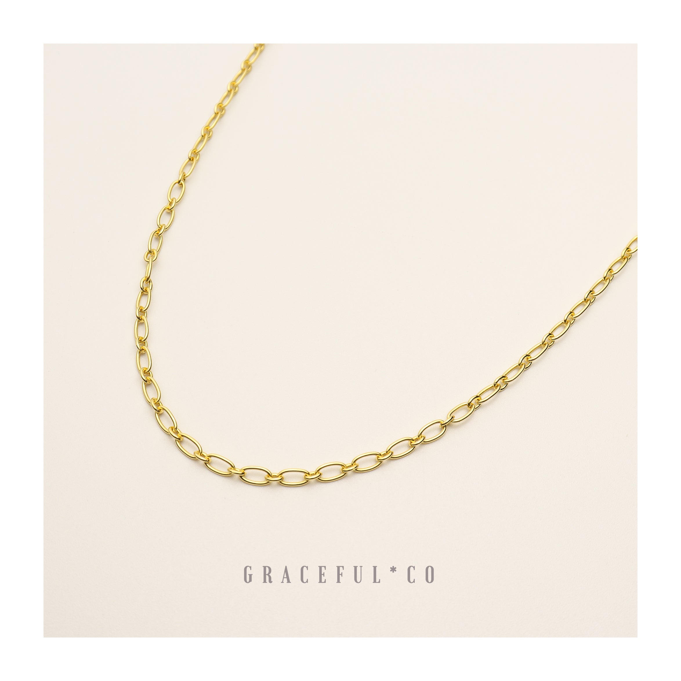 Classic Vintage Chain Necklace - Gracefulandco