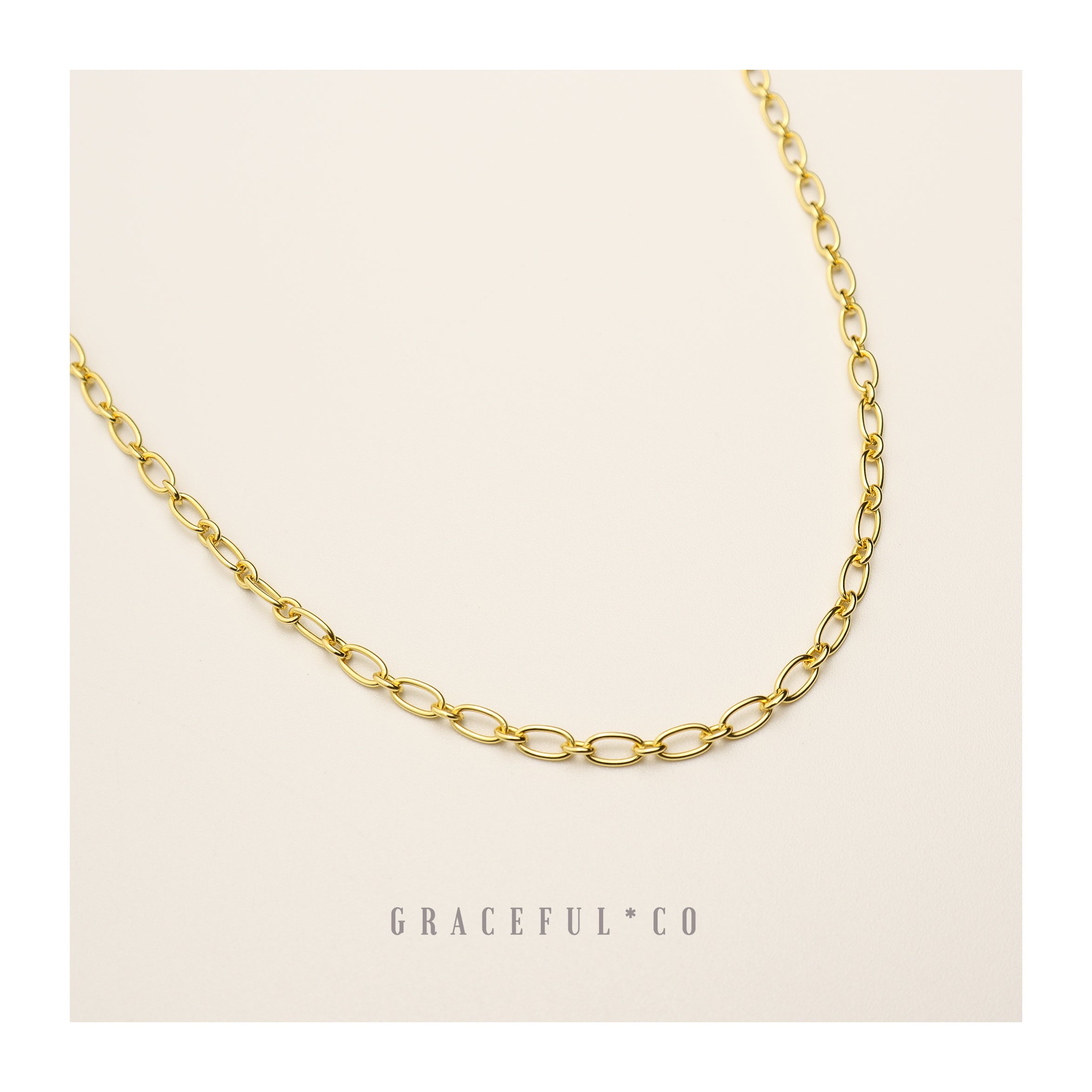 Classic Vintage Chain Necklace - Gracefulandco