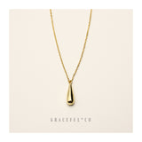 Memorial Teardrop Necklace - Gracefulandco