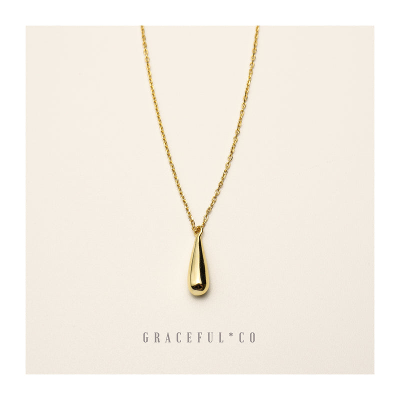 Memorial Teardrop Necklace - Gracefulandco