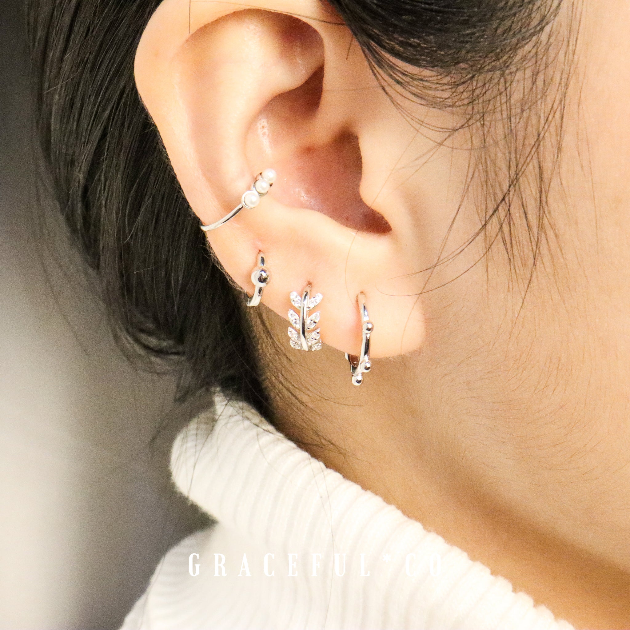 Dainty Ball Huggie Earrings - Gracefulandco