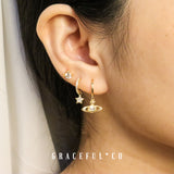 Mini Celestial Stud Earrings - Gracefulandco