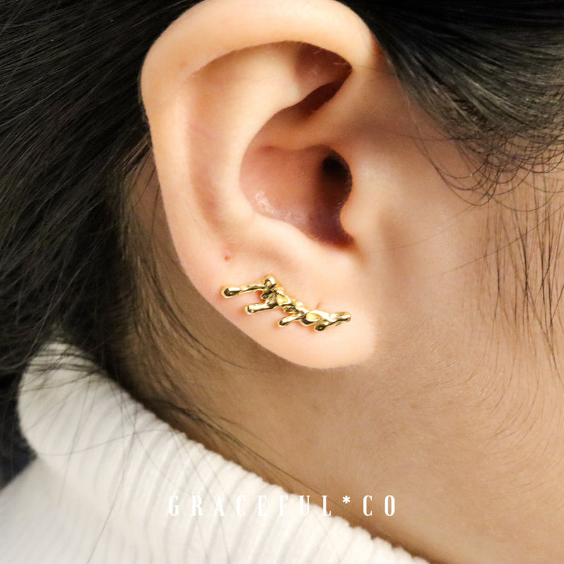 Luxe Antlers Stud Earrings - Gracefulandco